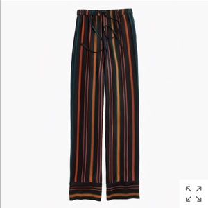 Madewell Pajama Trousers in Clermont Stripes